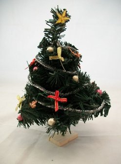 Kerstboom; streets ahead; Kerstaccessoires; kerst decoratie; kerst bestellen; poppenhuis miniaturen webwinkel; poppenhuis minia