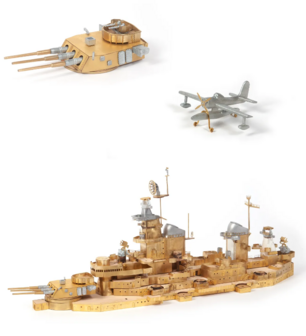 OcCre; Modelbouw schepen; Modelbouw; 16002; OC16002; USS Missouri BB-63; mighty mo; 