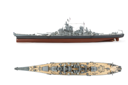 OcCre; Modelbouw schepen; Modelbouw; 16002; OC16002; USS Missouri BB-63; mighty mo; 