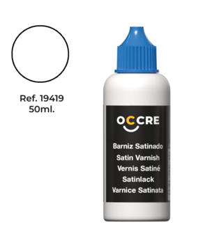 Vernis, Satin, 250 ml; verf; verf modelbouw; modelbouw verf; revell; humbrol; rustins; beits; lak; Satijnvernis, 100 ml;  OcCre