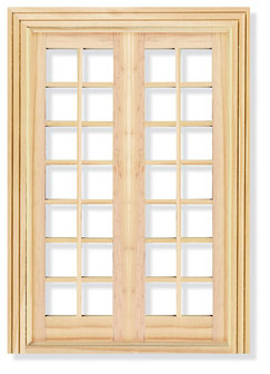 Openslaande deuren met ramen - www.hobby-en-modelbouw.nl