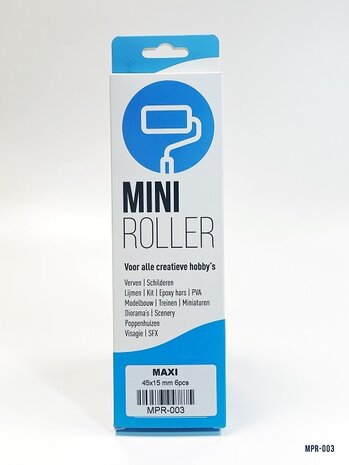 Mini-roller set Verfroller 19x12 mm Schilder accessoires Teflon verfrollers Schuimrollers schilderen Mini verfrollers schoonmak