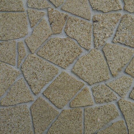 Fantasiebestrating, kleur Yellow Sandstone, schaal 1op24